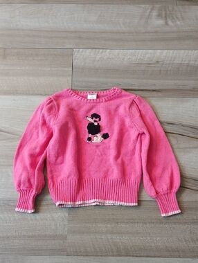 Gymboree Tres Chic Sweater Poodle Size 4 FLAW (K)